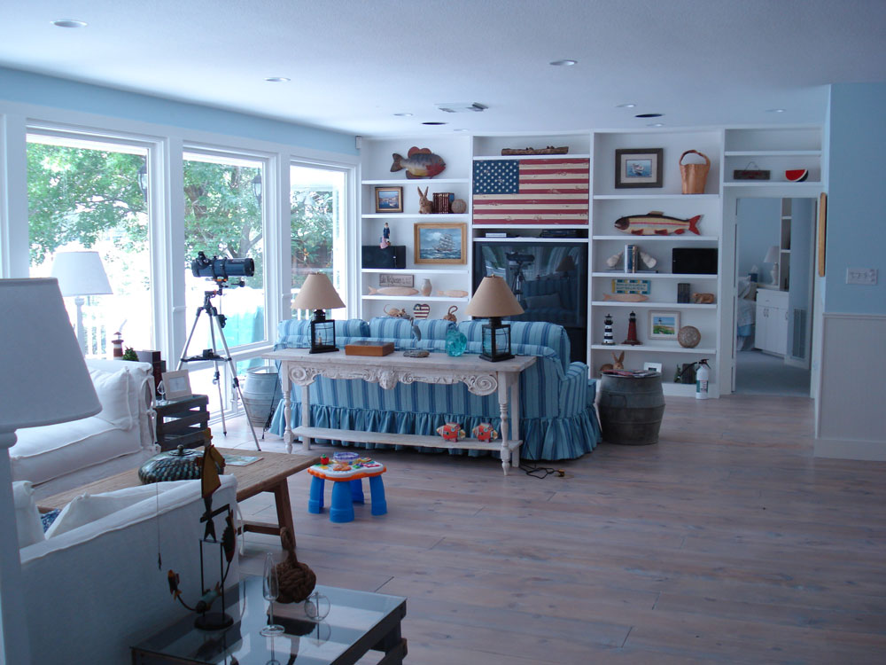Living room after remodel
