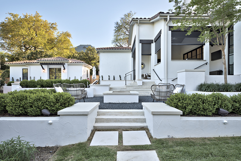 Custom home exterior